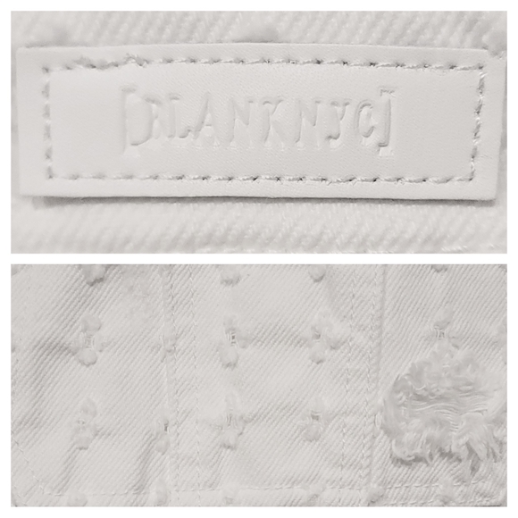 BlankNYC Eyes on You Shortall with Punch Holes and Distressed Detailing - Picture 4 of 4